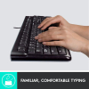 Ensemble Clavier et Souris Filaire Logitech MK120image-2