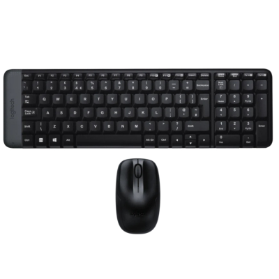 Logitech - Ensemble Clavier et Souris sans fil Logitech MK220