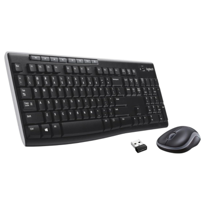 Logitech - Ensemble Clavier et Souris Sans Fil Logitech MK270
