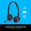 Logitech USB Headset H340 – Casque Filaire USB avec Micro Anti-Bruit pour Appels Internet & Musique image 3