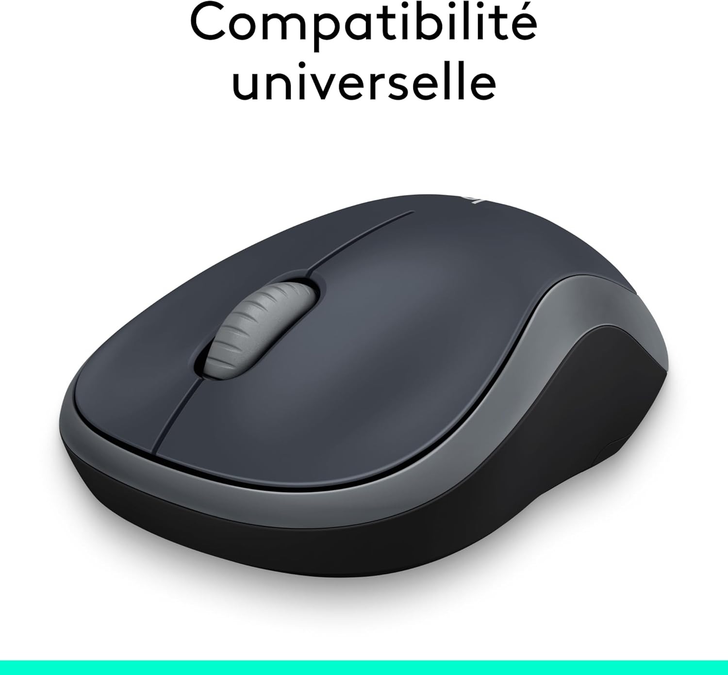 Logitech - Souris Sans Fil Logitech M185 2.4 GHz – Mini Récepteur USB, Pile 12 Mois, 1000 PPP, Ambidextre