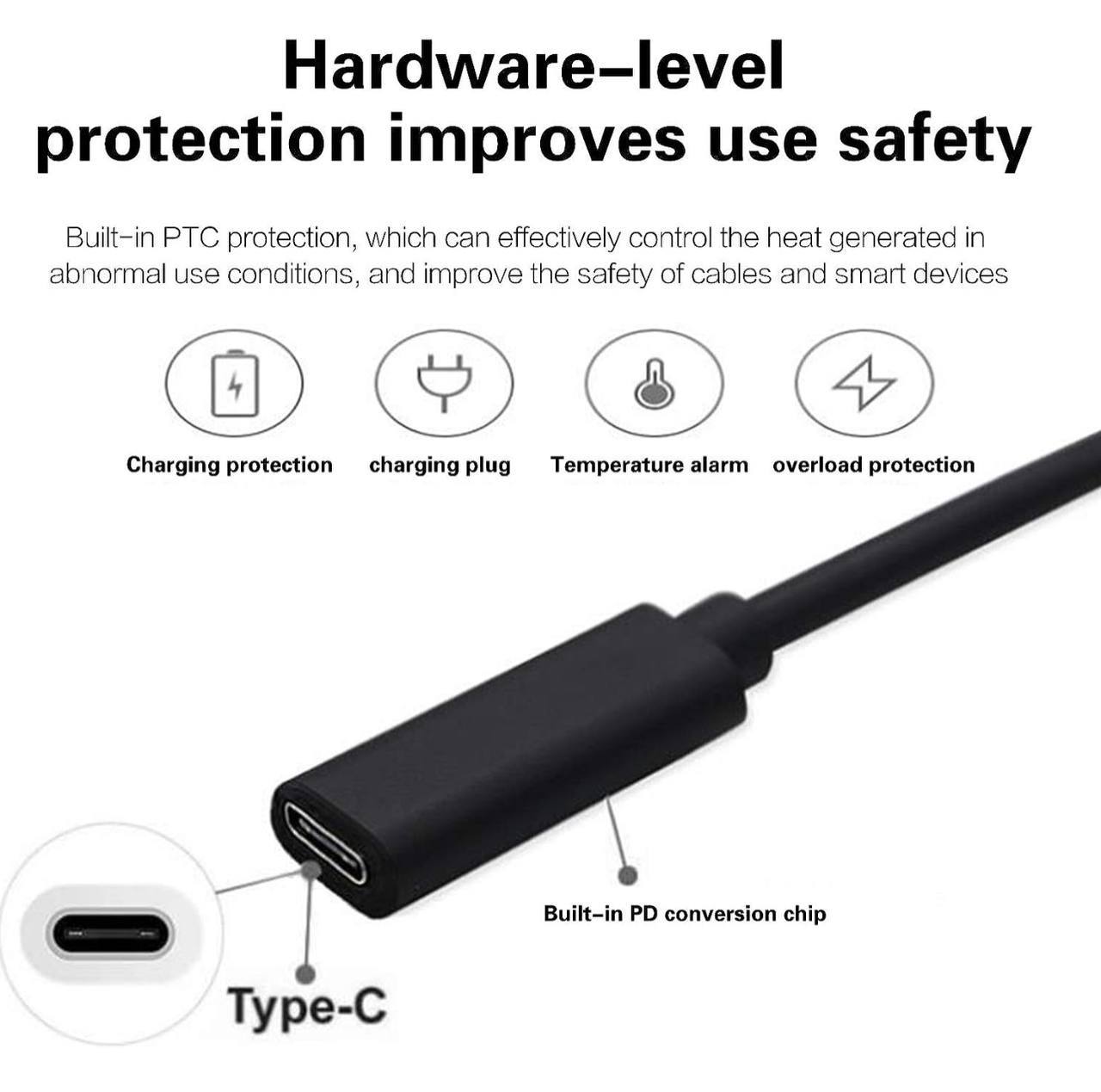 Chargeur d'Alimentation Type-C PD 65W 15Vimage 4