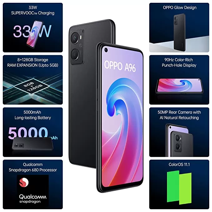 OPPO A96 128GB 8GB RAM  image 3