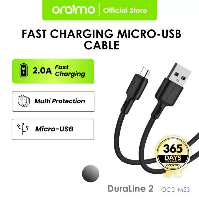 Câble USB Oraimo 2A à Chargement Rapide CD-52BRimage-2
