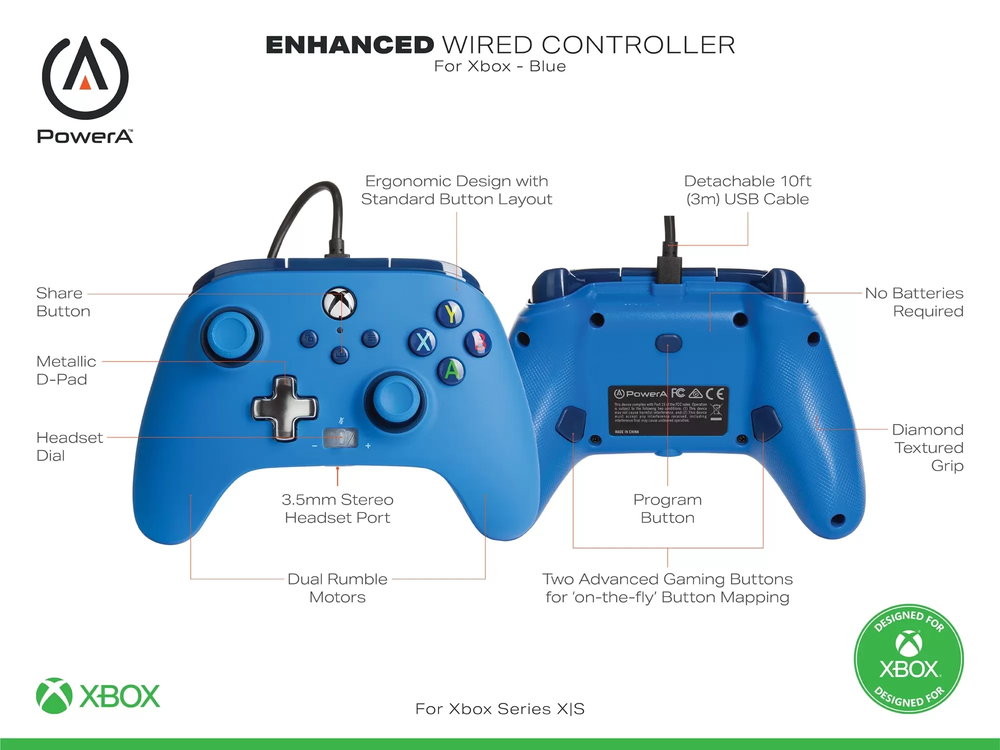 Manette de Jeux pour Xbox PowerAimage 4