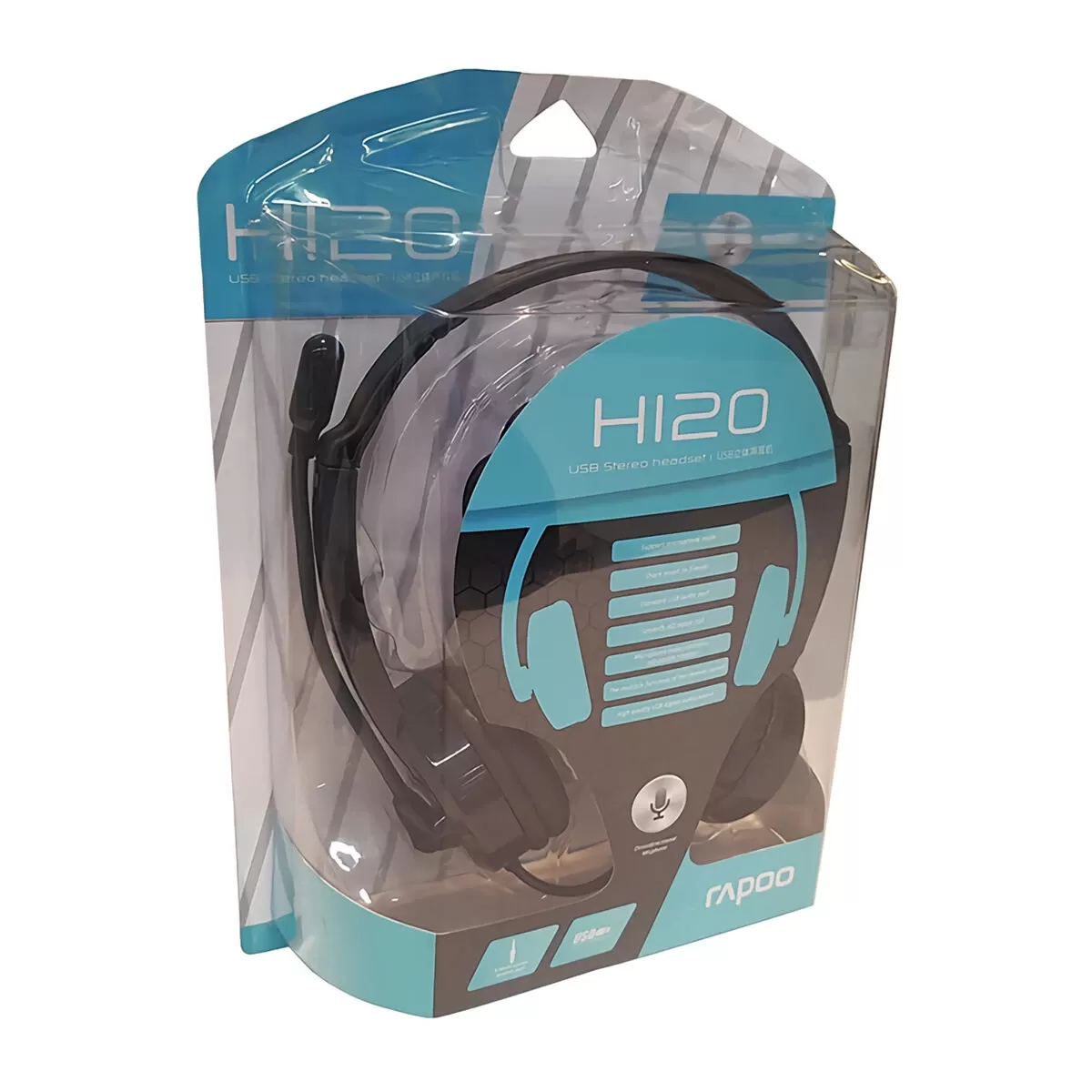 Casque Stéréo Rapoo Noir H120image 4