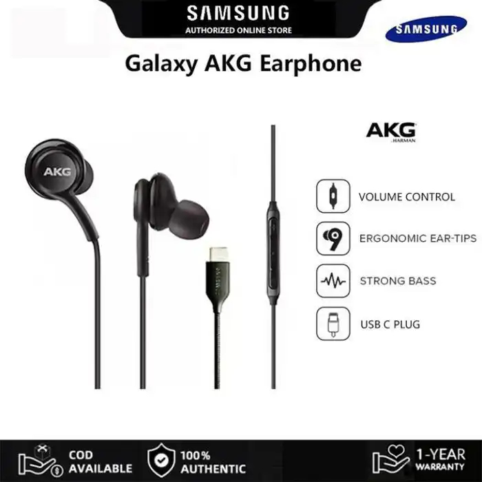 Écouteurs USB-C Samsung originaux (AKG) – Écouteurs de Type C pour Smartphone avec Son Équilibré et Contrôle du Volumeimage 4