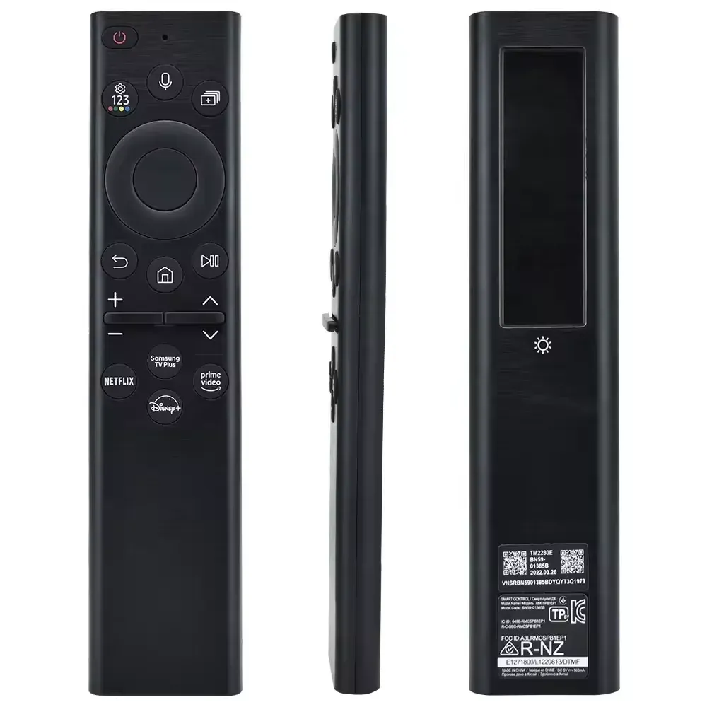 Samsung VoiceCell BN59-01385B – Télécommande de Remplacement Solaire avec Commande Vocale