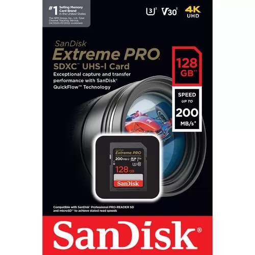 Carte Mémoire SanDisk 128Go Extreme PRO image-2