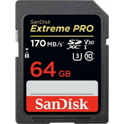 Carte Mémoire 64Go SDXC SanDisk Extreme PRO