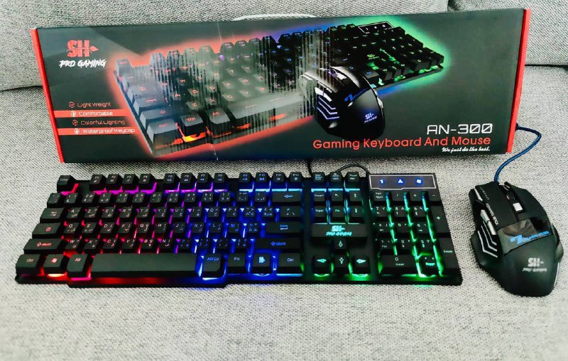 Ensemble Clavier et Souris de Jeu SH AN-300image 4