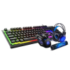 Combos Gaming SH Gk-470 4-en-1 : Clavier, Souris, Casque et Tapis image 1
