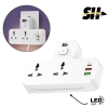 Multiprise universelle avec 1 port USB-C et 2 ports USB-A image 1