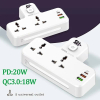 Multiprise universelle avec 1 port USB-C et 2 ports USB-Aimage 4