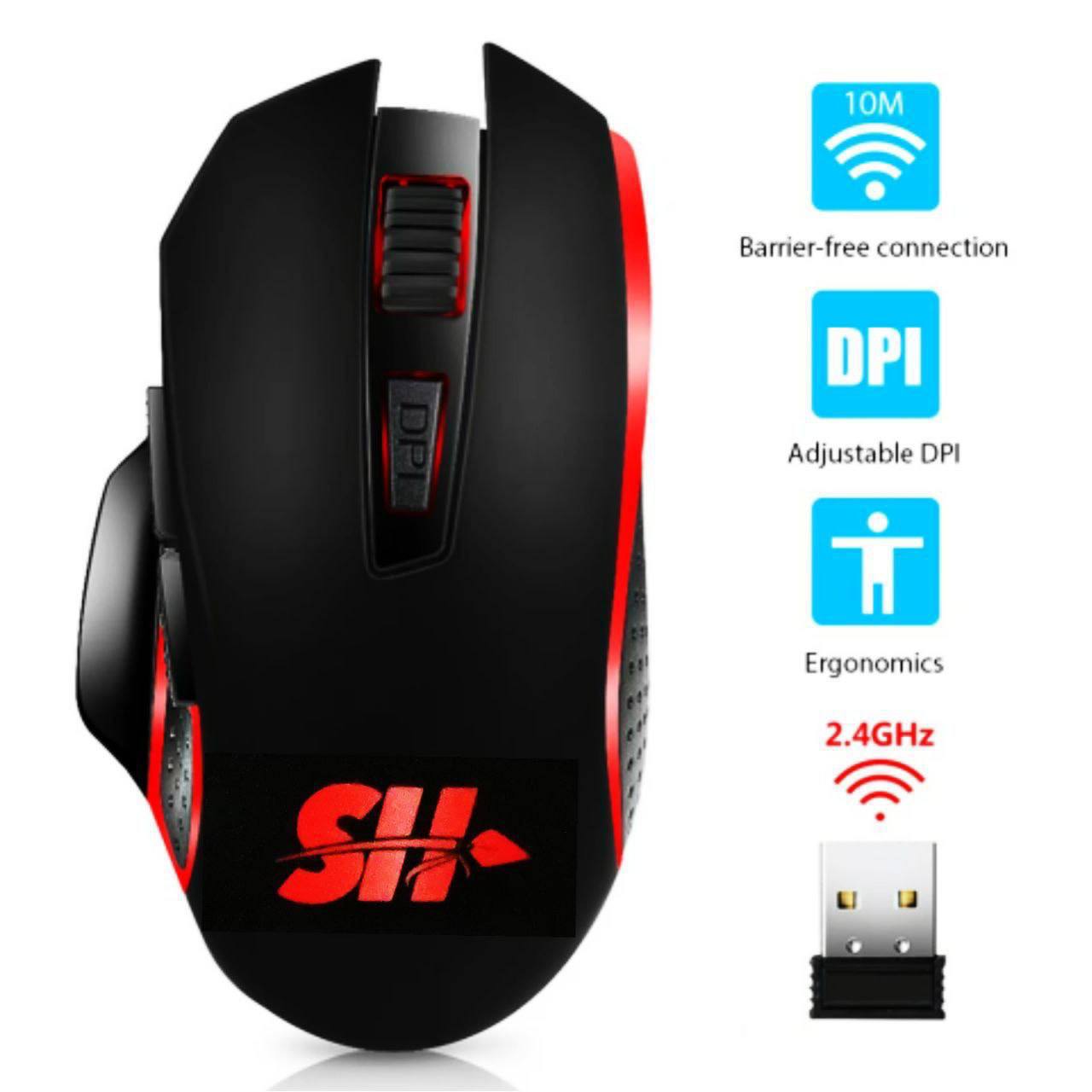 SH - Souris Gaming SH 2400 DPI RGB