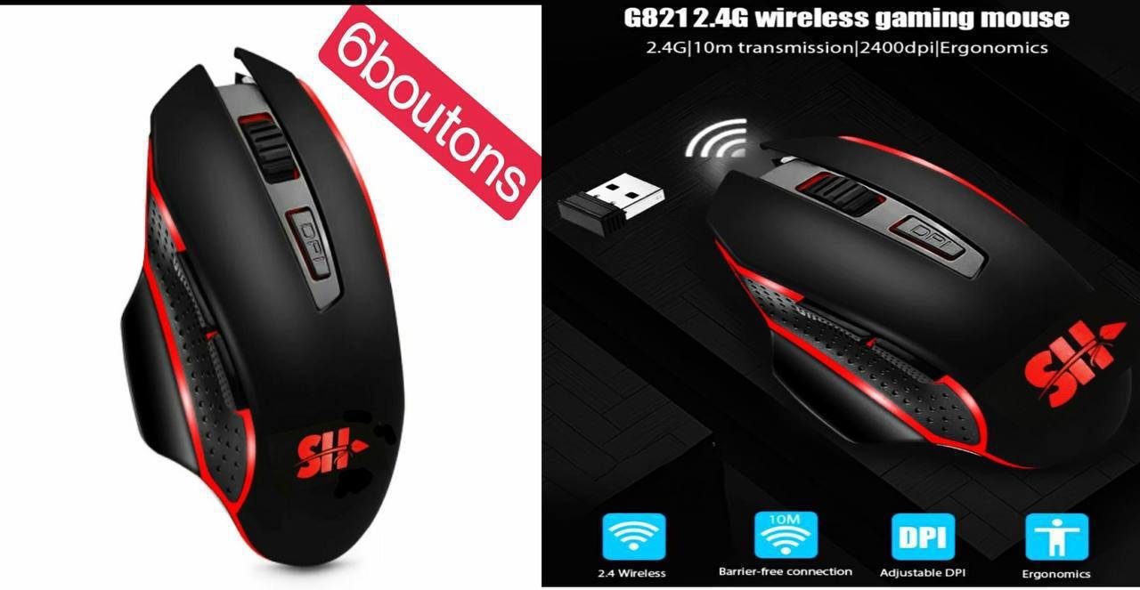 Souris Gaming SH 2400 DPI RGB image 3