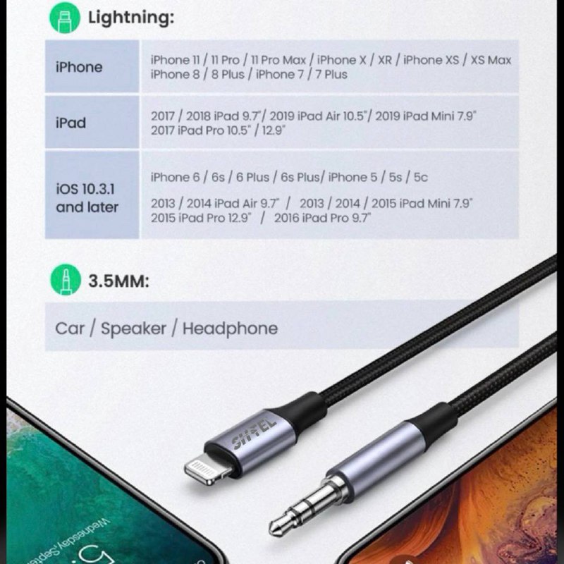 Câble Convertisseur ou Adaptateur Shtel iPhone et Type-C image 3