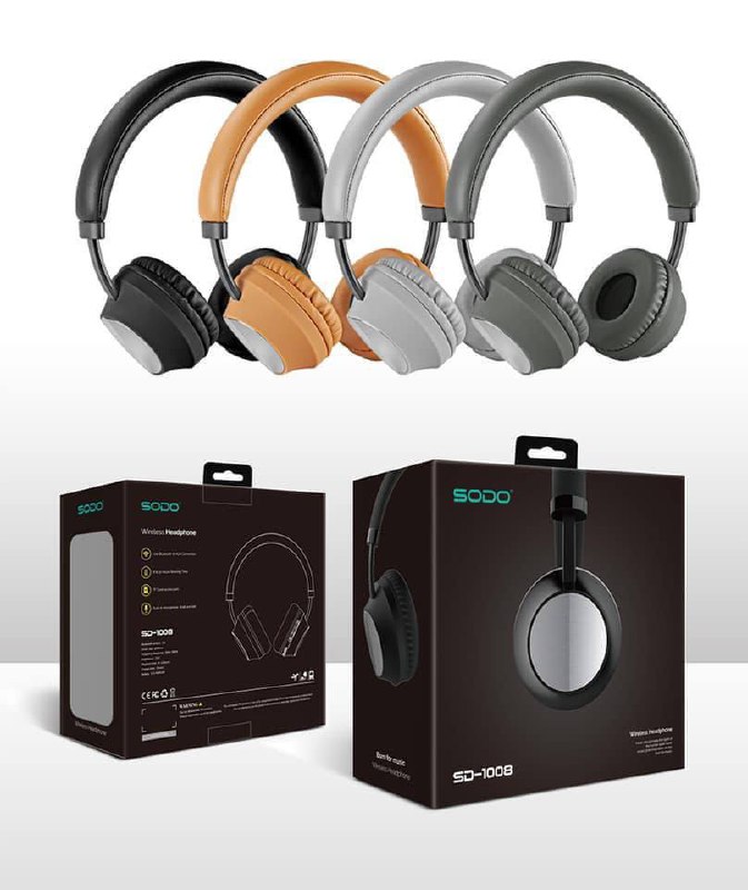 Casque Bluetooth Stéréo SODO avec Microphoneimage 4