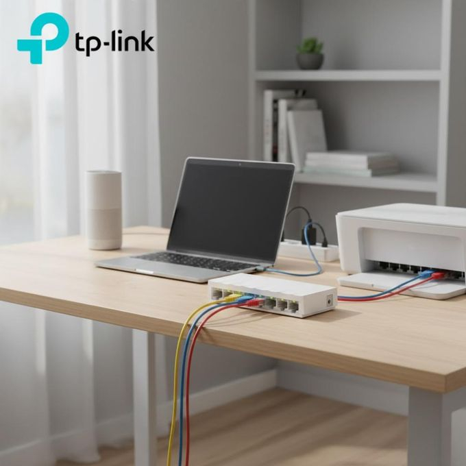 Switch Ethernet 8 Ports TP-Link LS1008 (10/100 Mbps) – Plug & Play, Boîtier Plastique & Économie d'Énergieimage 4