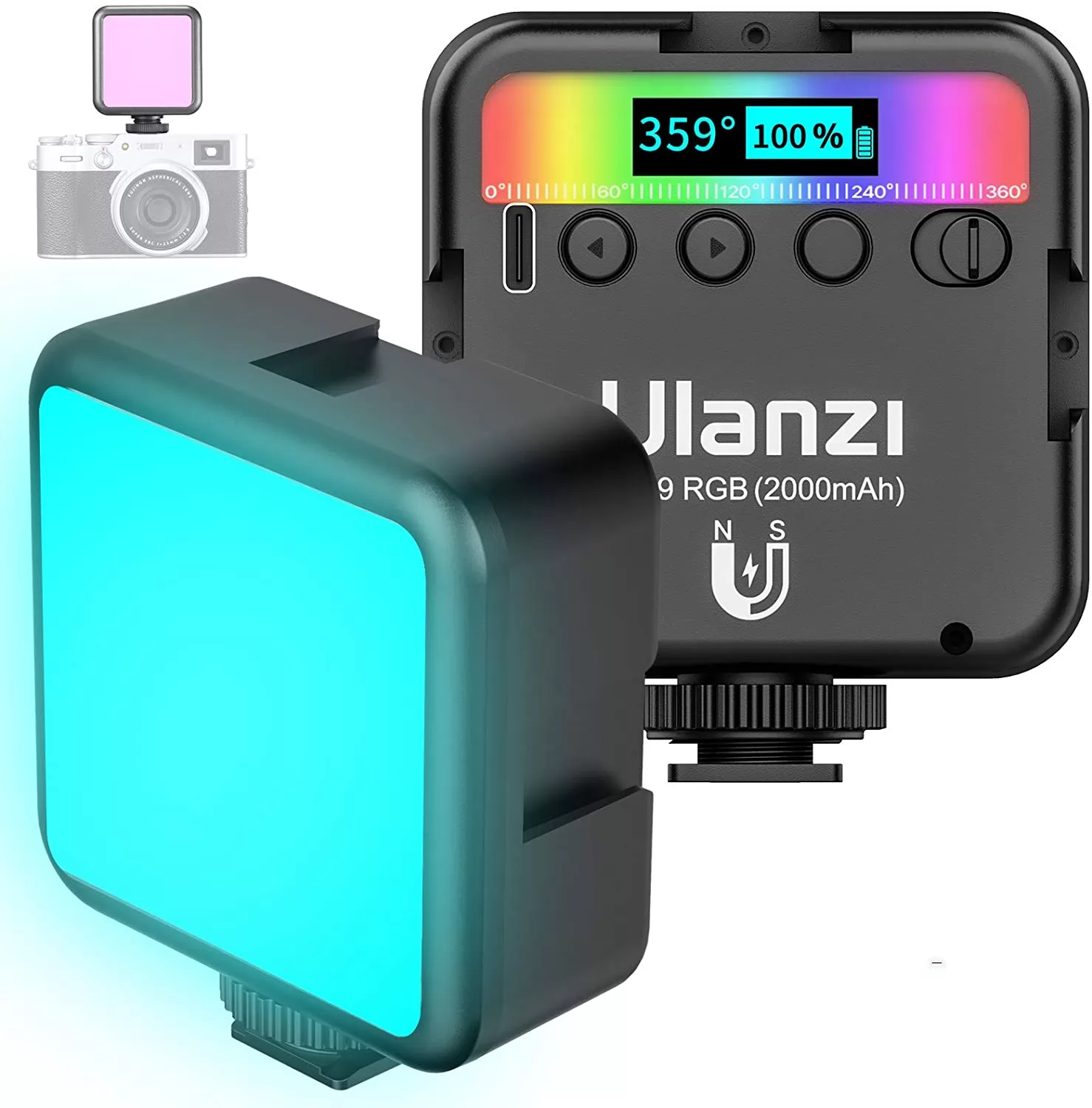 Mini Lumière de Photographie LED RGB Ulanzi VL49 image 3