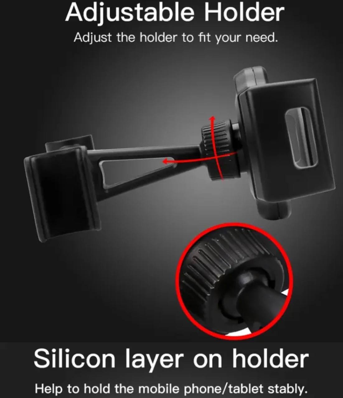 Support Universel de Téléphone pour Siège Arrière de Voiture image 3
