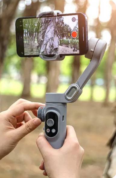 Stabilisateur de Téléphone pliable WiWu avec Charge sans Filimage 4