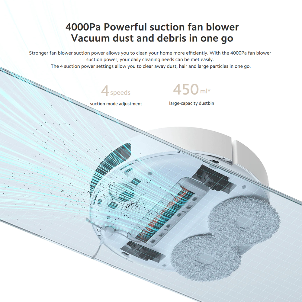 Aspirateur Xiaomi Robot Vacuum S10+ image 3