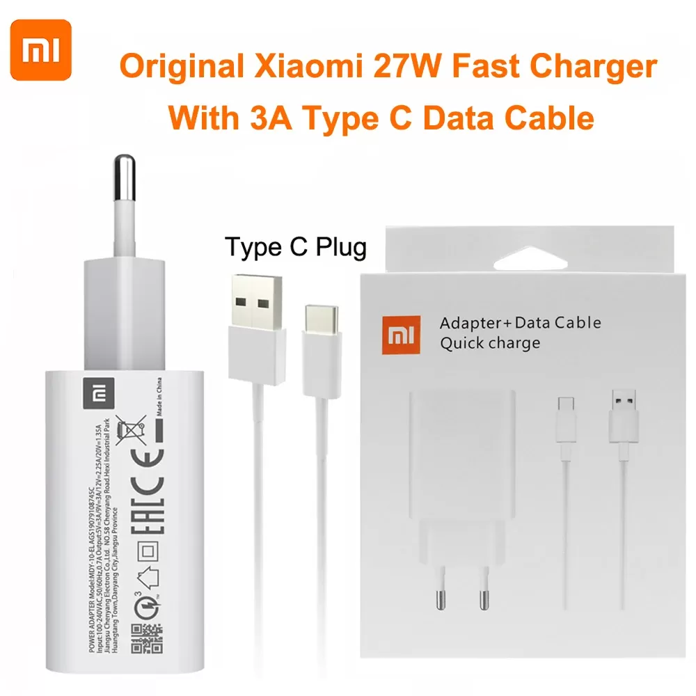Chargeur Rapide XIAOMI 27W avec Câble USB Type-Cimage 4