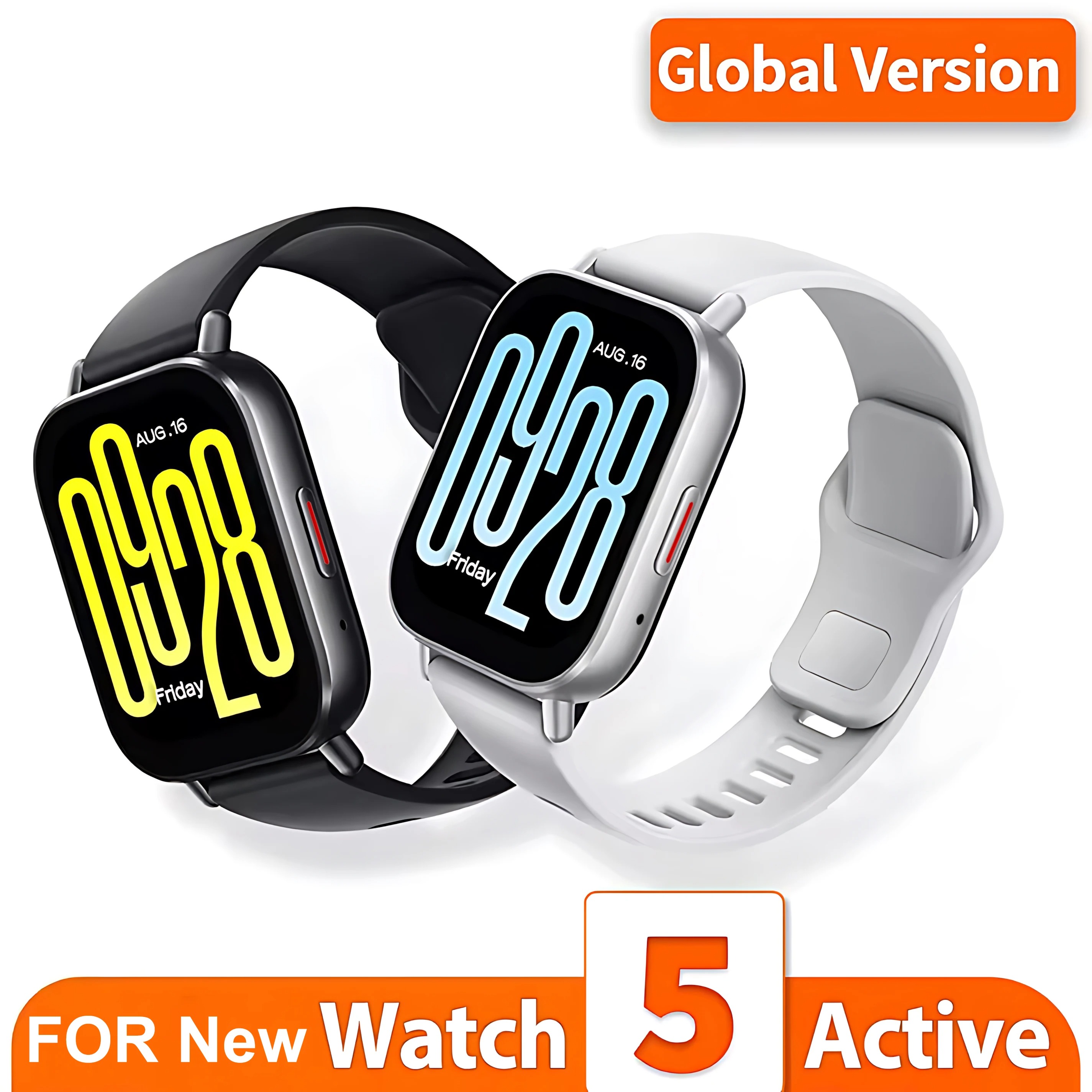 Montre Connectée Redmi Watch 5 Active Noir et Argent – Smartwatch Sport Multi-Fonctions Xiaomi image 1