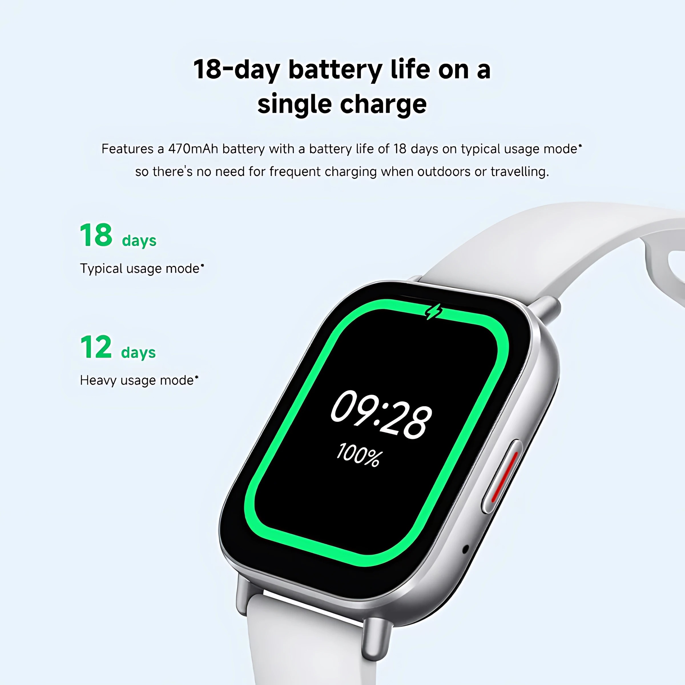 Montre Connectée Redmi Watch 5 Active Noir et Argent – Smartwatch Sport Multi-Fonctions Xiaomiimage 4