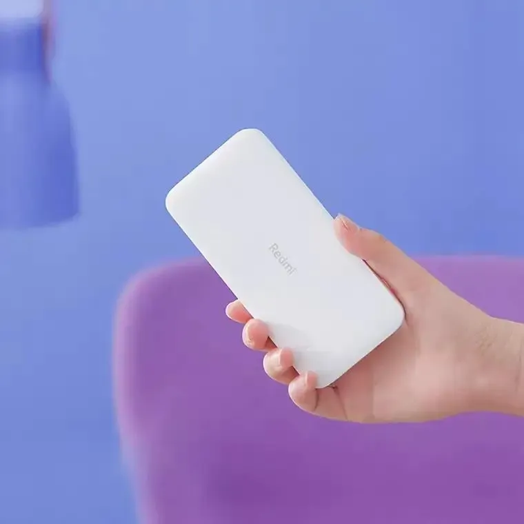 Powerbank Original Xiaomi Redmi 20000 mAh – Charge Rapide 18W, Batterie Externe Haute Capacité pour Téléphone, Vente en Gros image 3