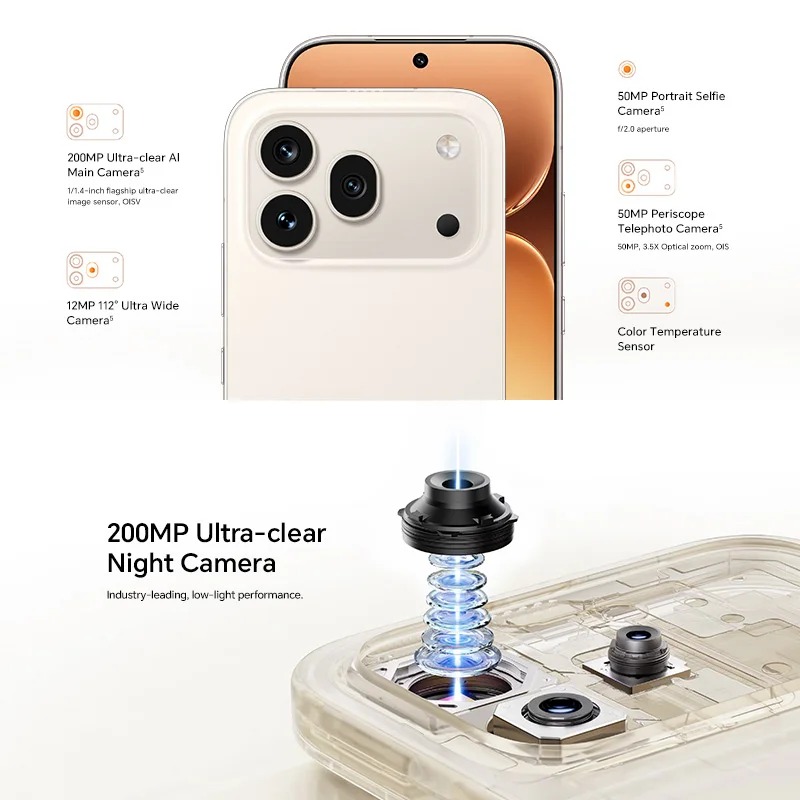 Smartphone HONOR 600 – Version Ultra-Performante 12 Go RAM + 256 Go Stockage image 3