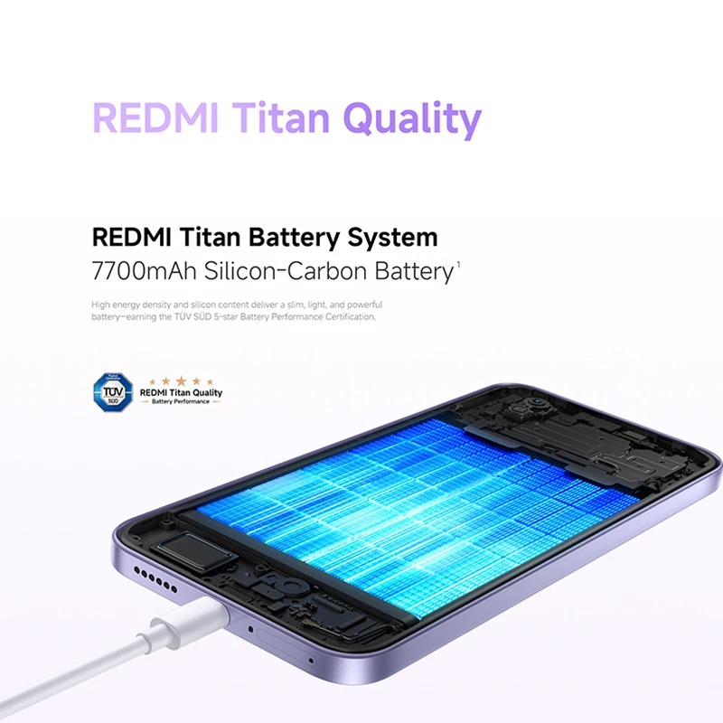 Smartphone Xiaomi Redmi Note 17 5G (Version Mondiale) – Écran AMOLED 120Hz, Caméra 108 MP IA & Batterie 5000 mAhimage-2
