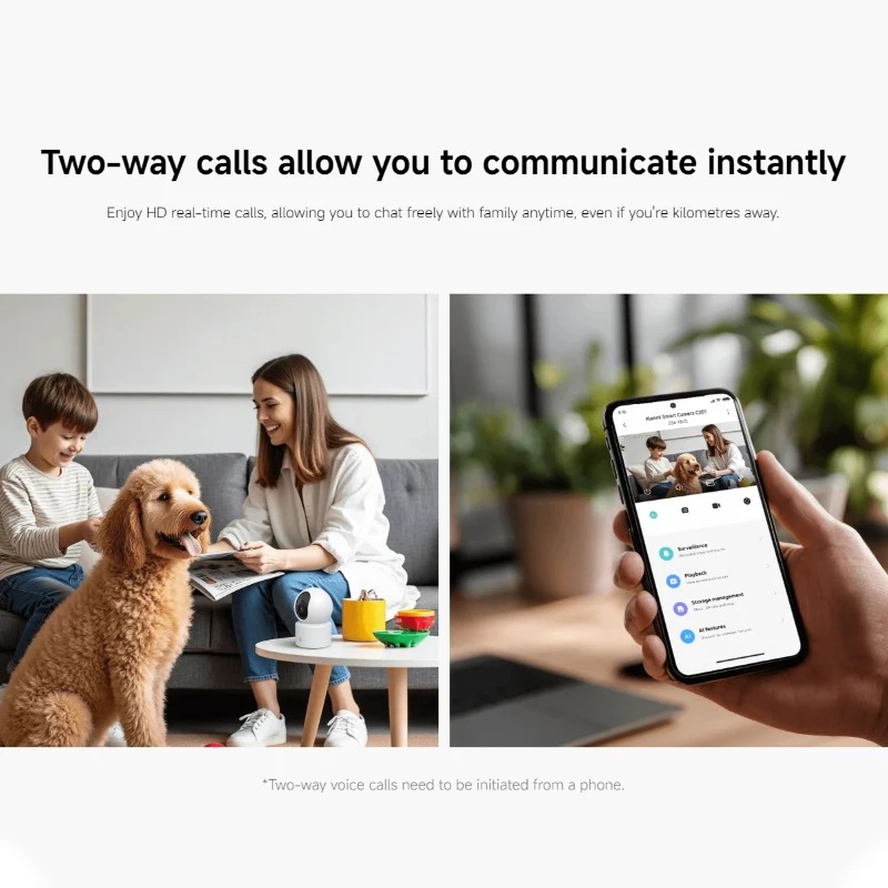 Xiaomi C201 Smart Camera – Caméra de Sécurité 360° 1080P HDimage 4