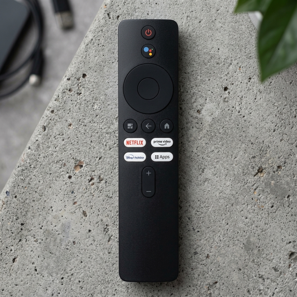 Xiaomi Remote Voice Assistant – Télécommande de Remplacement avec Google Assistant & Raccourcis Netflix / Prime / Disney+image-2