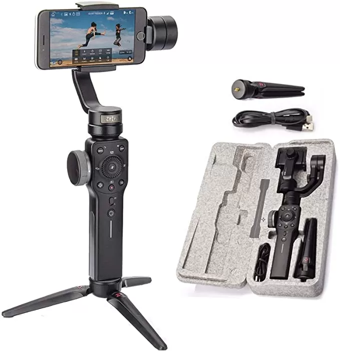 ZHIYUN - Zhiyun Smooth 4 Stabilisateur de Cardan 3 Axes Portatif pour Smartphone